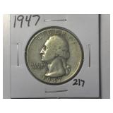1947 Washington Quarter
