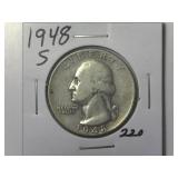 1948-S Washington Quarter