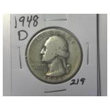 1948-D Washington Quarter