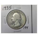 1935 Washington Quarter