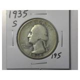 1935-S Washington Quarter