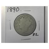 1890 Liberty V-Nickel