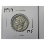 1944 Mercury Dime