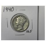1940 Mercury Dime