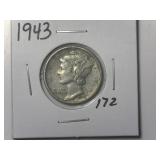1943 Mercury Dime