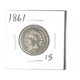 1861 CN Indian Head Cent