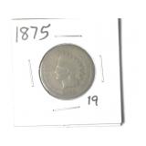 1875 Indian Head Cent