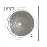 1847 Large Cent