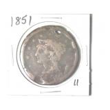 1851 Large Cent