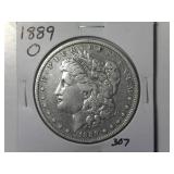 1889-O Morgan Silver Dollar