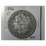 1886-O Morgan Silver Dollar