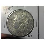 1885-O Morgan Silver Dollar
