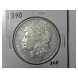 1890 Morgan Silver Dollar
