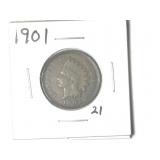1901 Indian Head Cent
