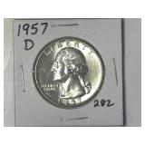 1957-D Washington Quarter