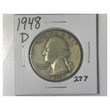 1948-D Washington Quarter