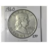 1960 Franklin  Half Dollar