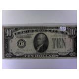 1934 A $10 Federal Reserve Note
