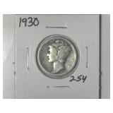 1930 Mercury Dime