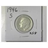 1946-S Roosevelt Dime