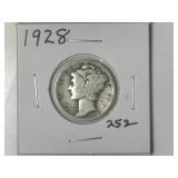1928 Mercury Dime