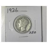 1926 Mercury Dime