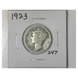 1923 Mercury Dime