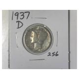 1937-D Mercury Dime