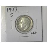 1947-S Roosevelt Dime