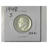 1948-S Roosevelt Dime