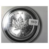 2015 One Ounce $5 Canada Maple Leaf