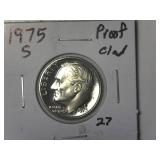 1975-S Clad Proof Roosevelt Dime