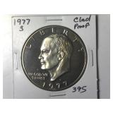 1977-S Clad Proof IKe Dollar