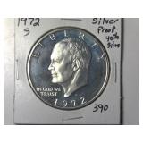 1972-S 40% Silver Proof IKe Dollar