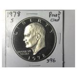 1978-S Clad Proof IKe Dollar