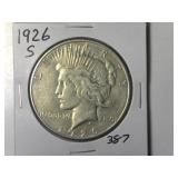 1926-S Peace Silver Dollar