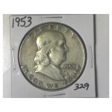 1953 Franklin  Half Dollar