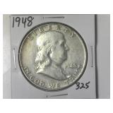 1948 Franklin  Half Dollar