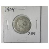 1904 Barber Dime