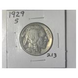 1929-S Buffalo Nickel