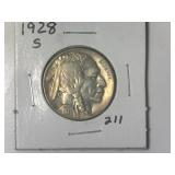 1928-S Buffalo Nickel