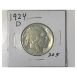 1924-D Buffalo Nickel