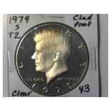 1979-S Type 2 Clad Proof Kennedy Half Dollar