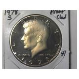 1978-S Clad Proof Kennedy Half Dollar