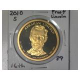 2010-S Lincoln Presidential Proof Dollar