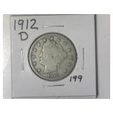 1912-D Liberty V-Nickel