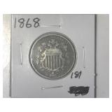 1868 Shield Nickel