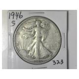 1946-S Walking Liberty  Half Dollar