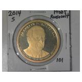 2014-S Roosevelt Presidential Proof Dollar