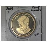 2015-S Kennedy Presidential Proof Dollar